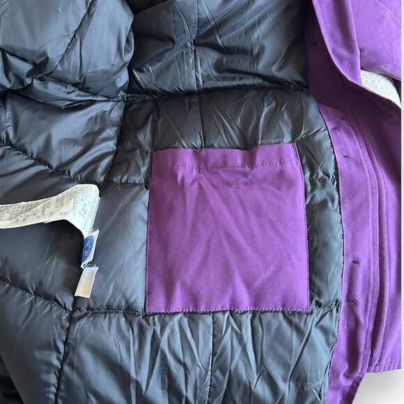Canada Goose Kensington Parka Down Coat Jacket Purple Small Women’s - Picture 12 of 16